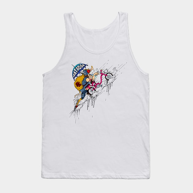 skater turtle bycicle tired Tank Top by roombirth